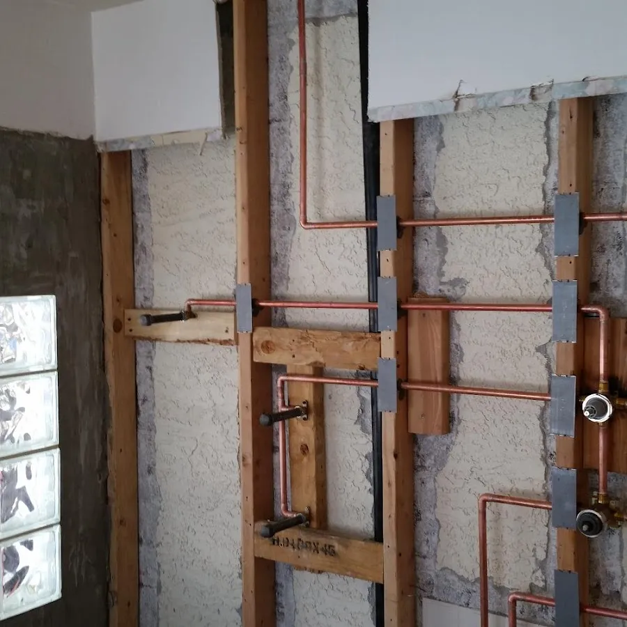 Copper pipe installation for Repiping in Mustang