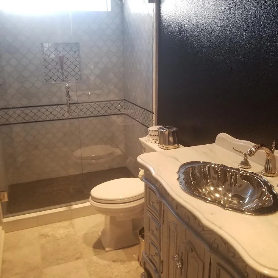 Professional plumbing work and bathroom remodeling in Mustang